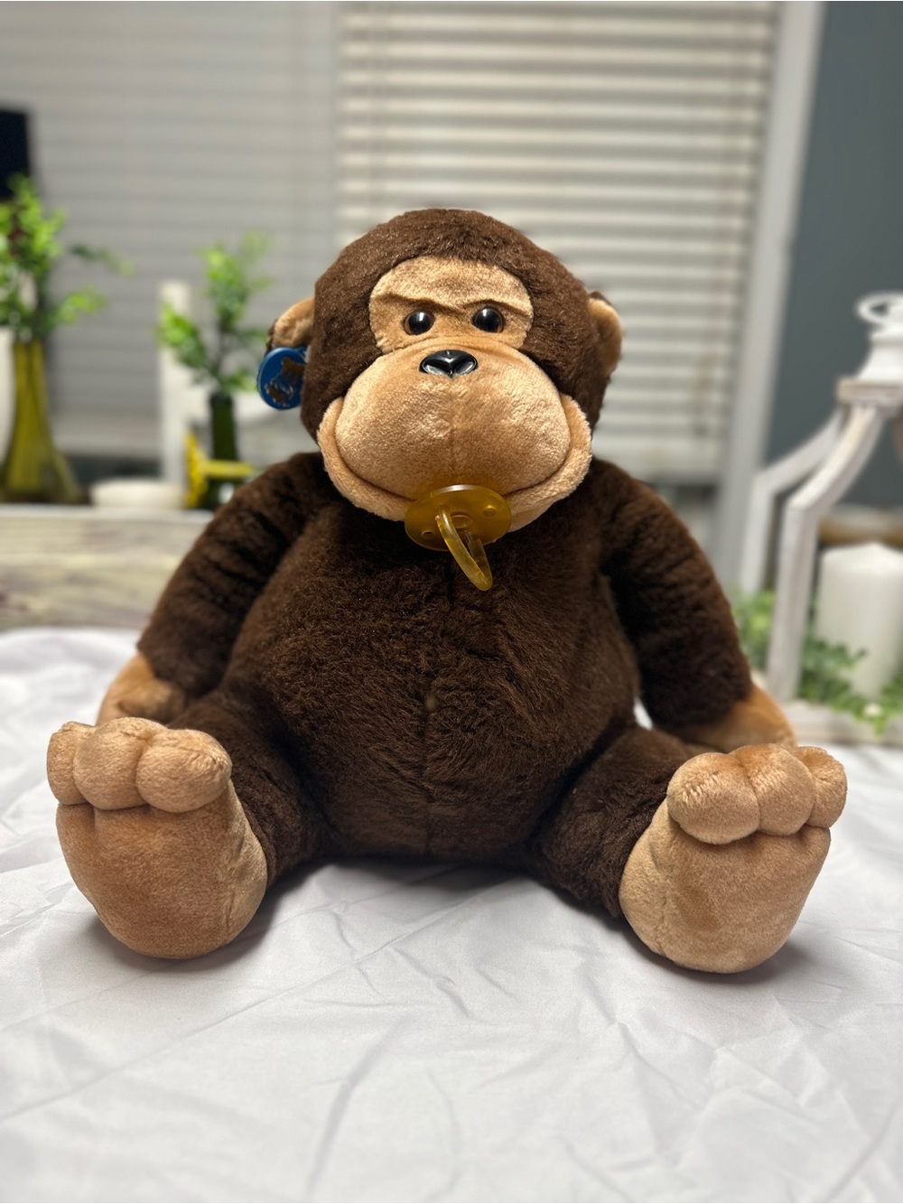 Vintage Danskin baby Hugo plush gorilla year 1985 a little discoloration on butt